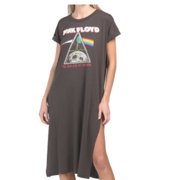 pink floyd t shirt dress